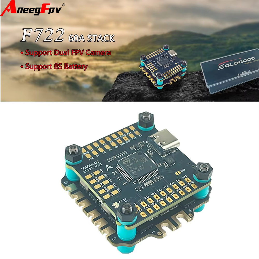 Fpv Drone Esc - SoloGood 8S F722 60A Stack ICM42688P