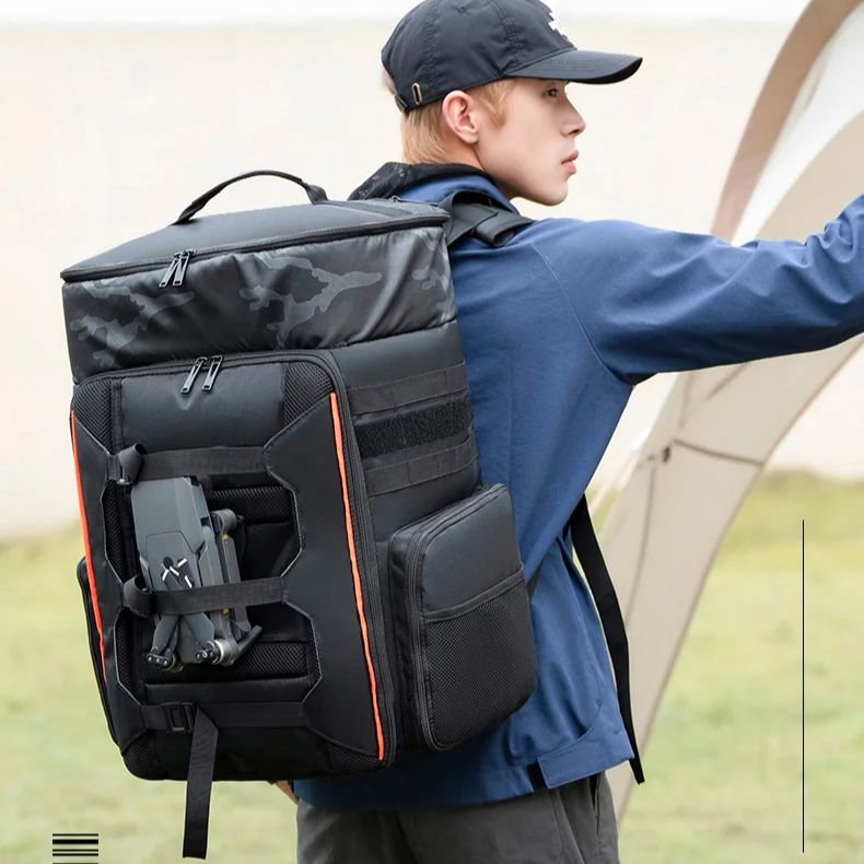 Fpv Drone Bag - 33L FPV RC Racing Drone Backpack,