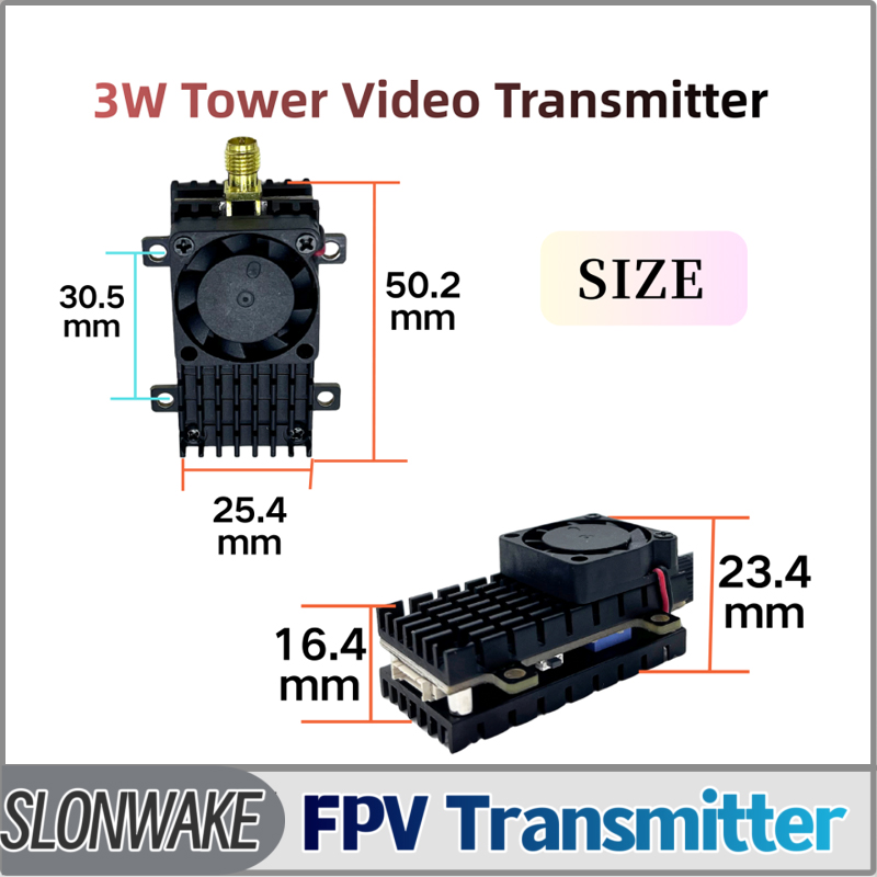 Fpv Drone Frame - SLONWAKE 5.8G 3000mW Simulation VTX FPV