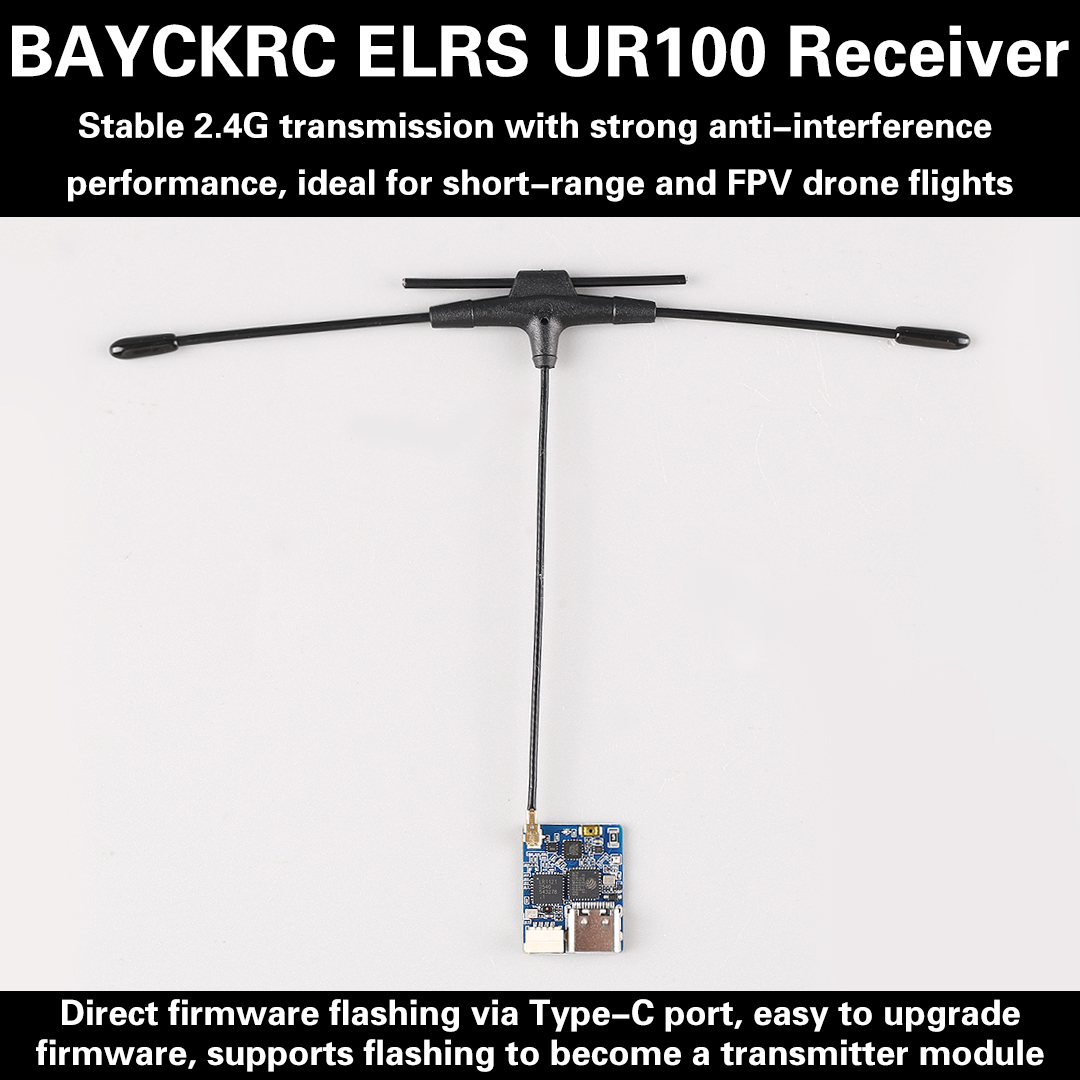 Fpv Drone Frame - BAYCKRC UR100 ExpressLRS Dual Band 2.4GHz