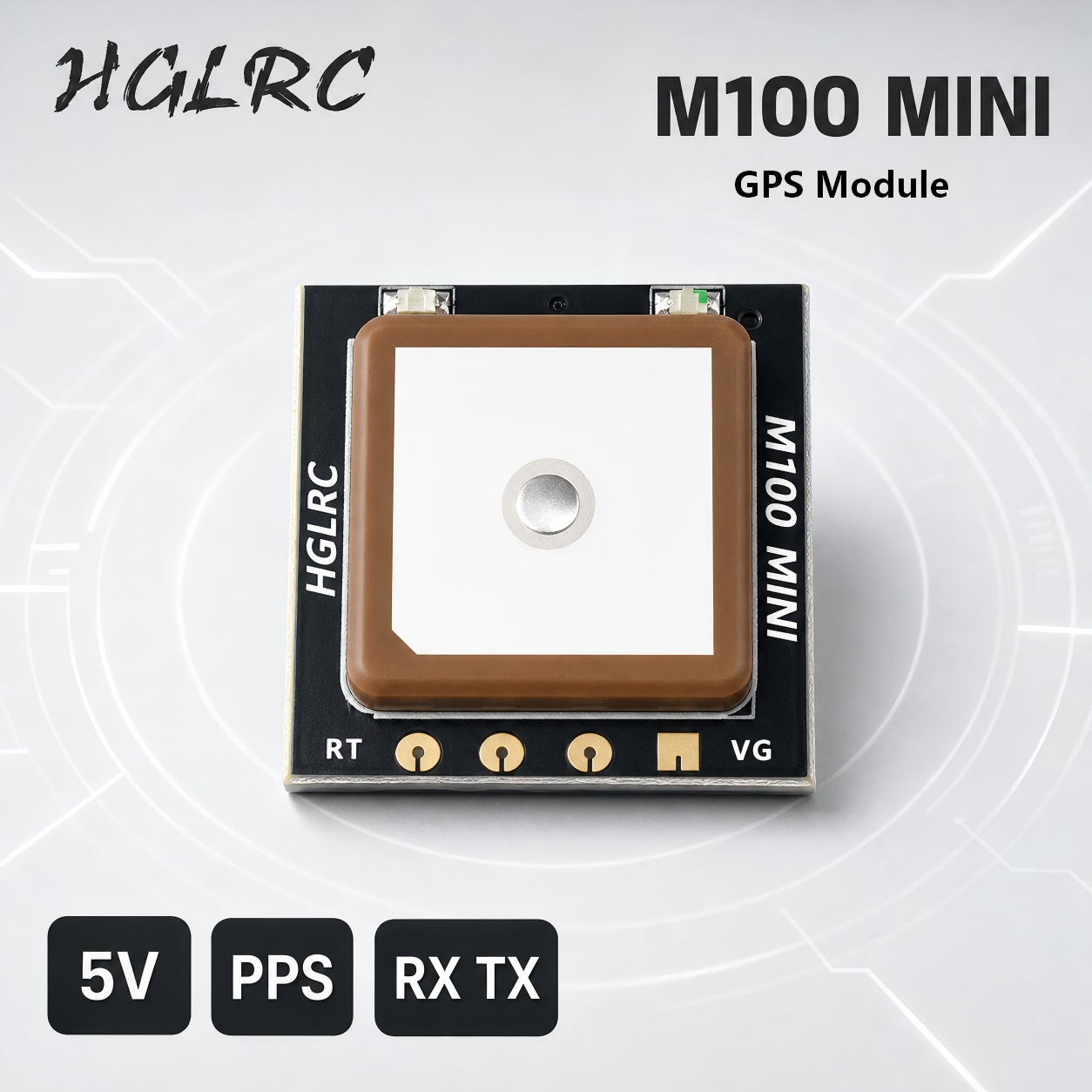 Fpv Drone Antenna - HGLRC M100 MINI GPS Module M10