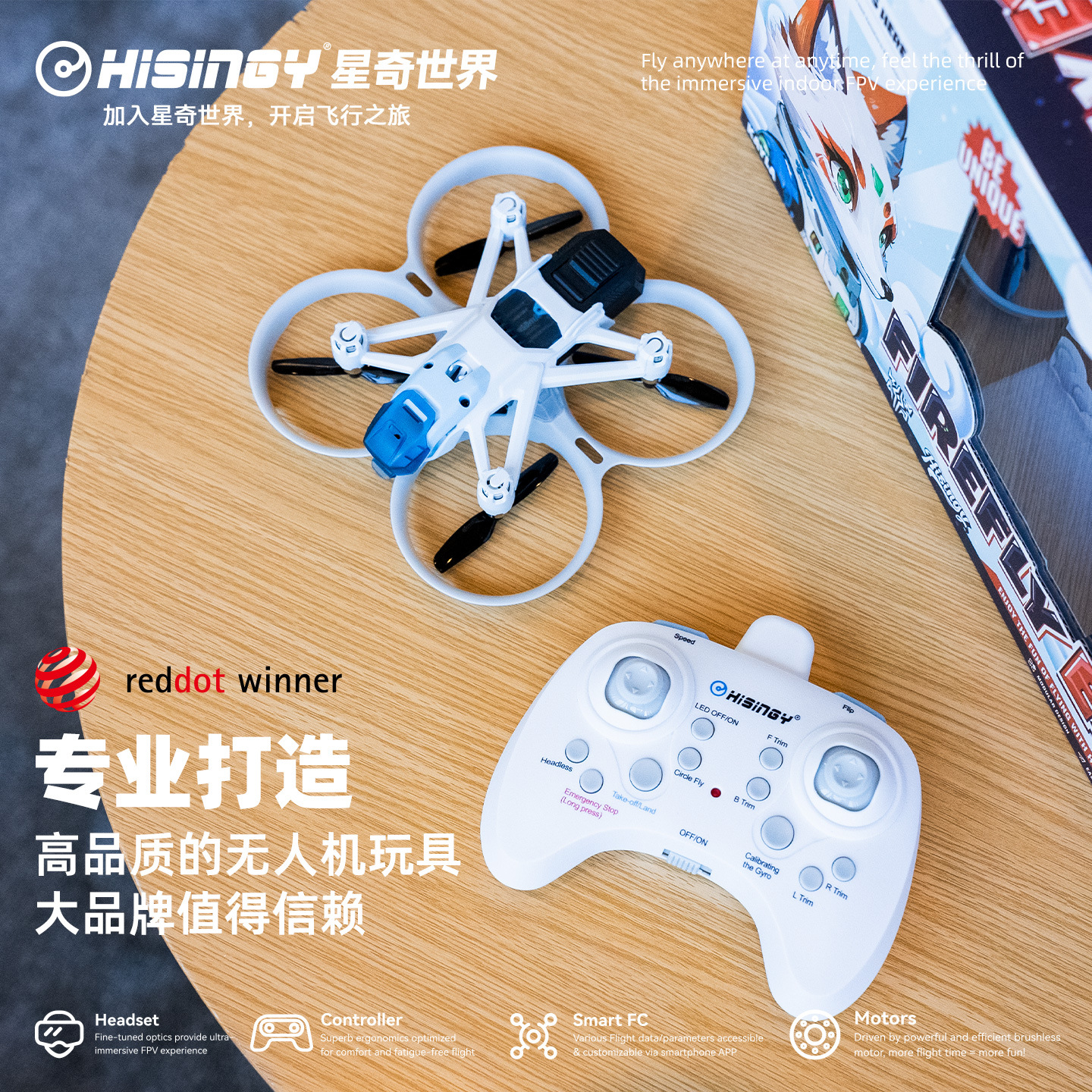 Hisingy Firefly-EX model Begin - Fpv Drone Charger recension och pris