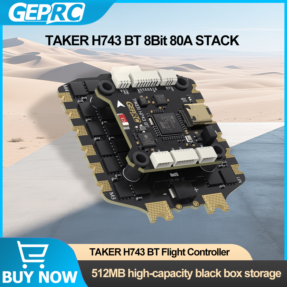 GEPRC TAKER H743 BT 8Bit 80A S - Fpv Drone Esc recension och pris