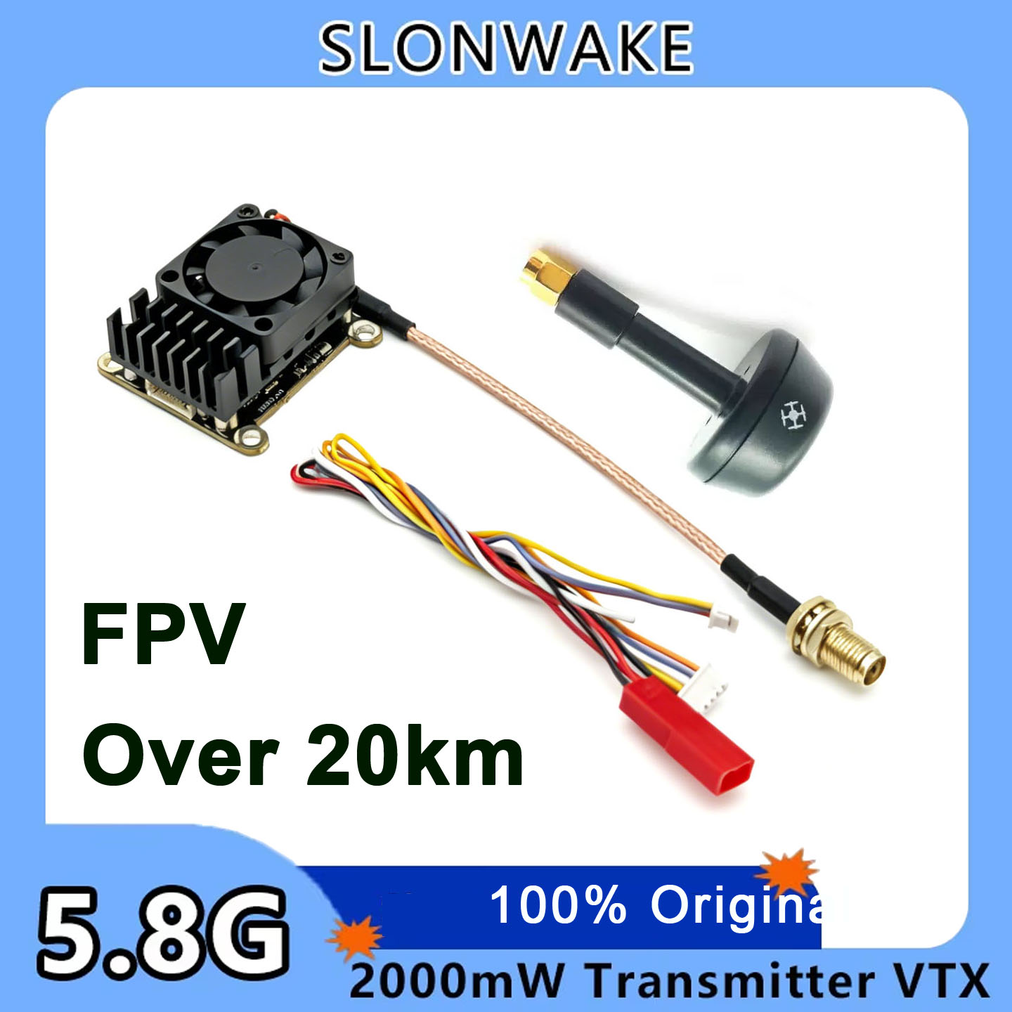 New upgrade 5.8Ghz 2W adjustab - Fpv Drone Transmitter recension och pris