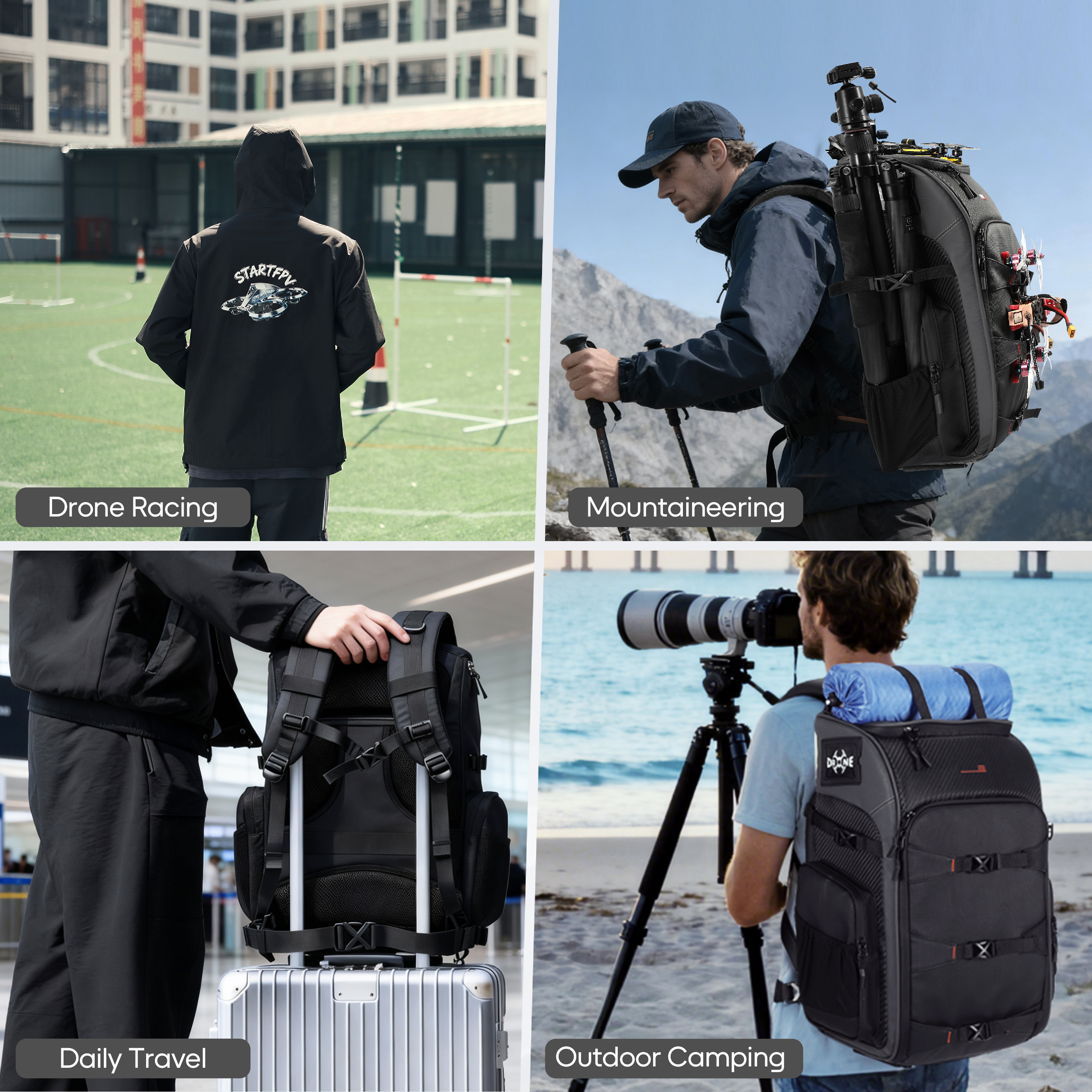 FPV Drone Backpack 40L Profess - Fpv Drone Bag recension och pris