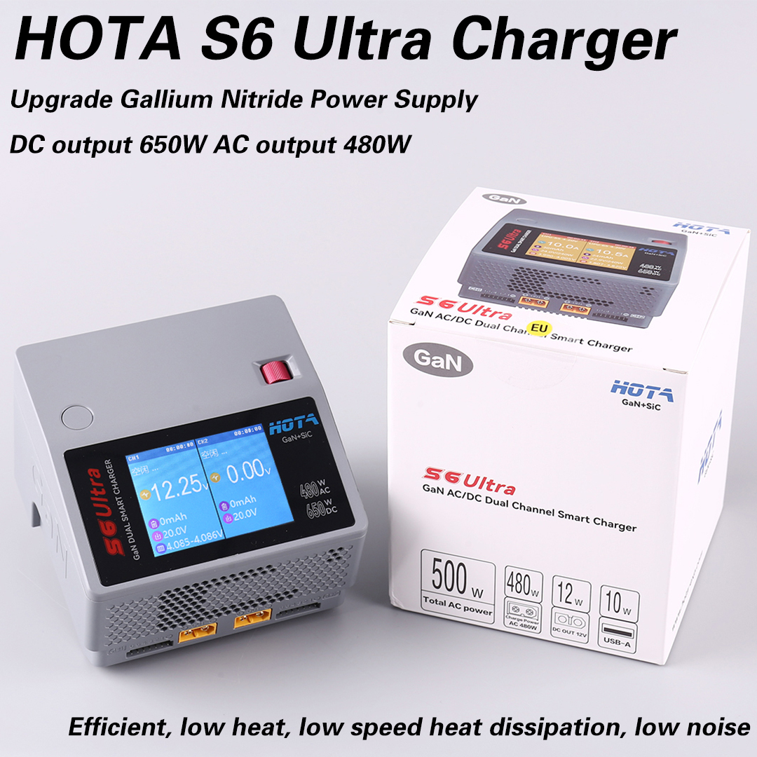HOTA S6 Ultra Gallium Nitride  - Fpv Drone Charger recension och pris