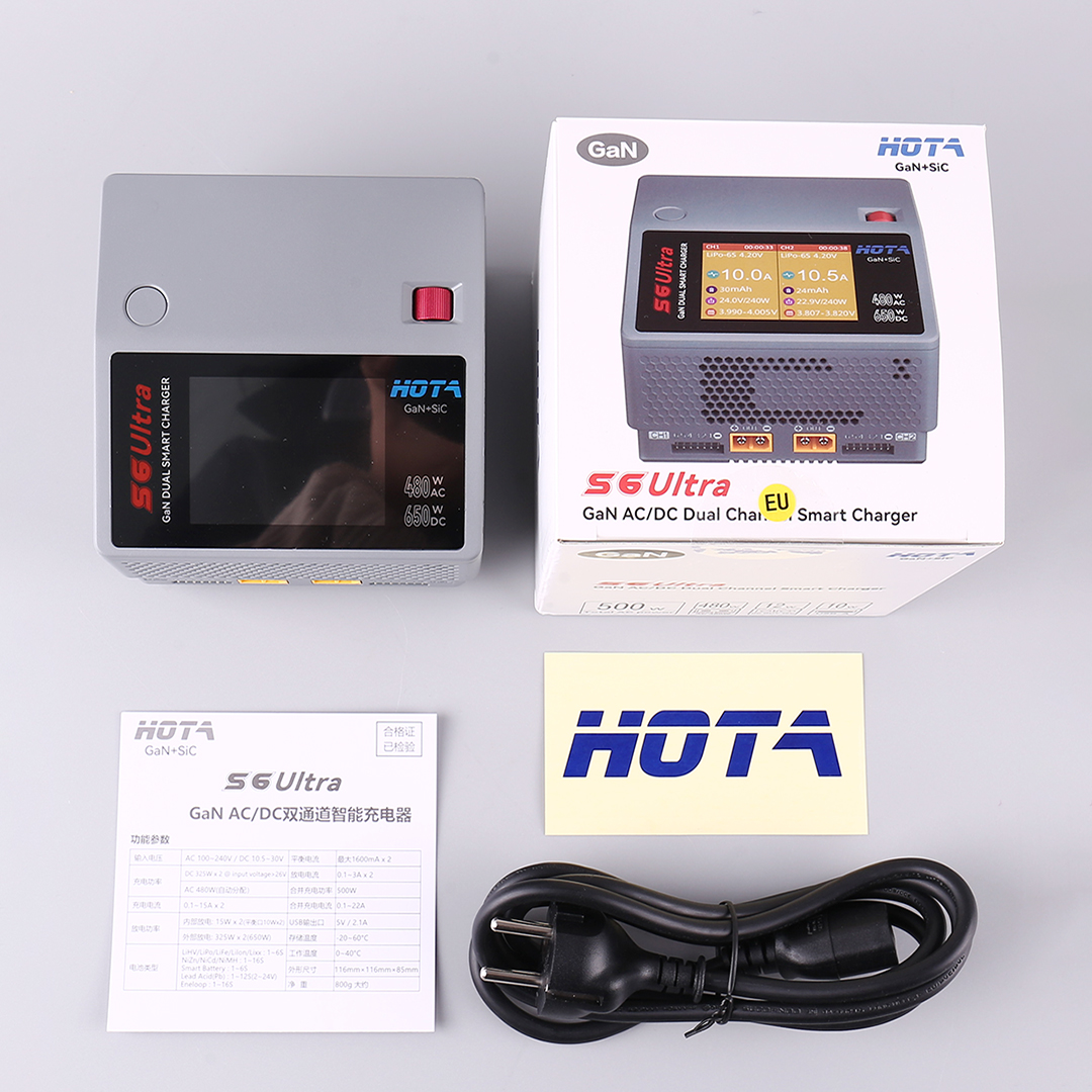 HOTA S6 Ultra Gallium Nitride  - Fpv Drone Charger recension och pris