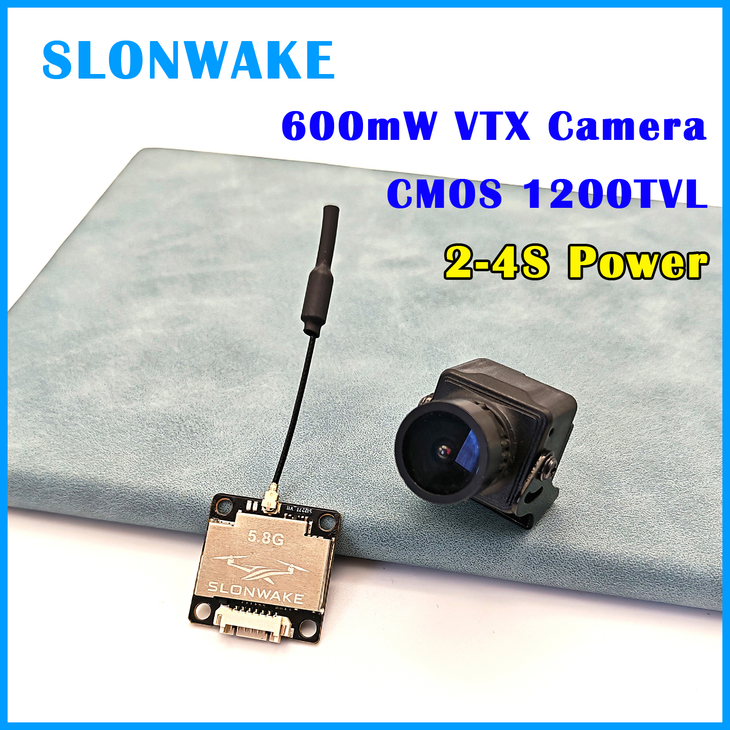 SLONWAKE Ready to use 5.8G 48C - Fpv Drone Camera recension och pris