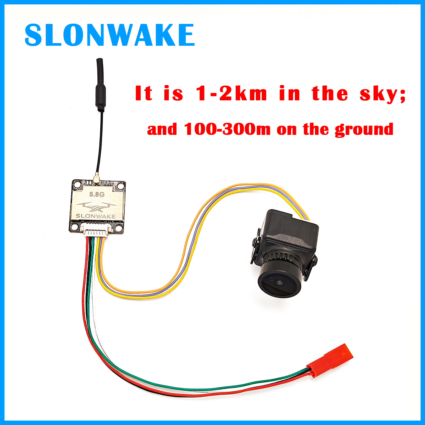 SLONWAKE Ready to use 5.8G 48C - Fpv Drone Camera recension och pris