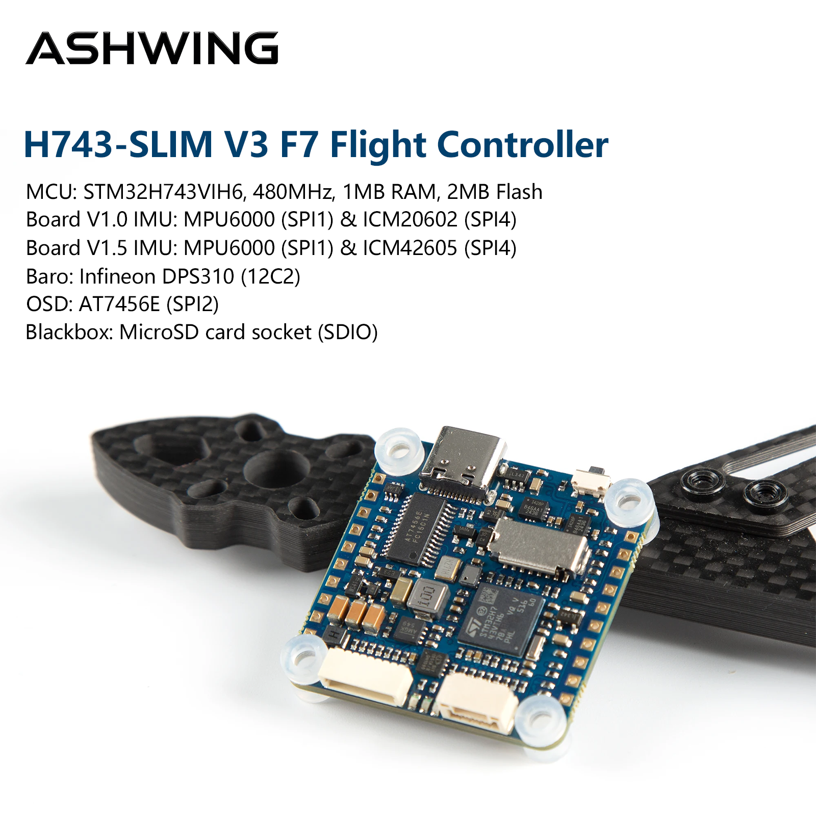H743-SLIM V3 Flight Controller - Fpv Drone Flight Controller recension och pris