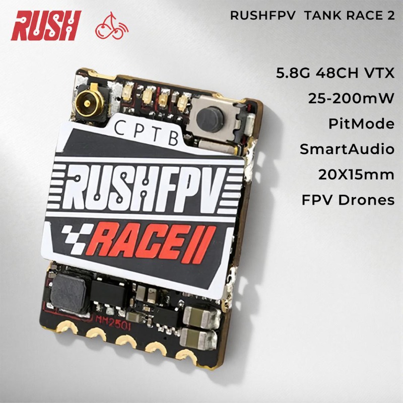 RushFPV 5.8GHz FPV VTX 48CH 25 - Fpv Drone Vtx recension och pris