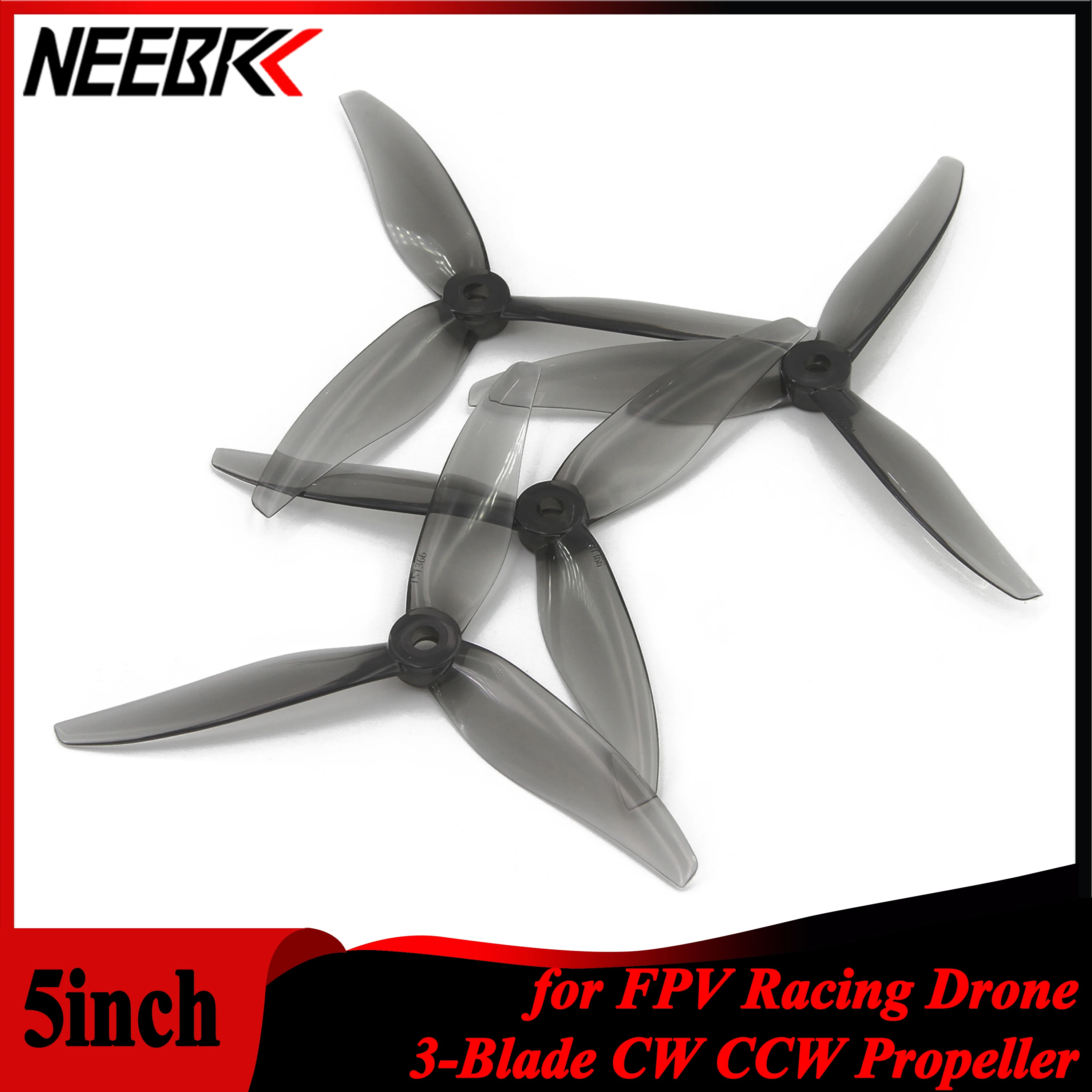 NEEBRC 12 Pairs 5 inch Props 3 - Fpv Drone Propeller recension och pris