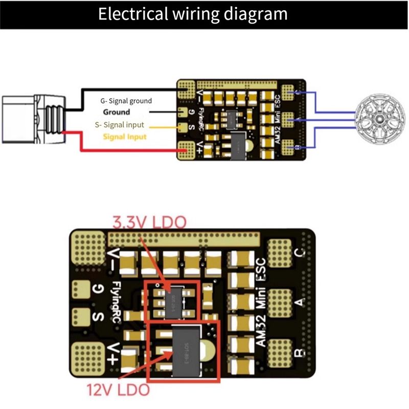 Best-AM32 ESC 40A 32-Bit Elect - Fpv Drone Esc recension och pris