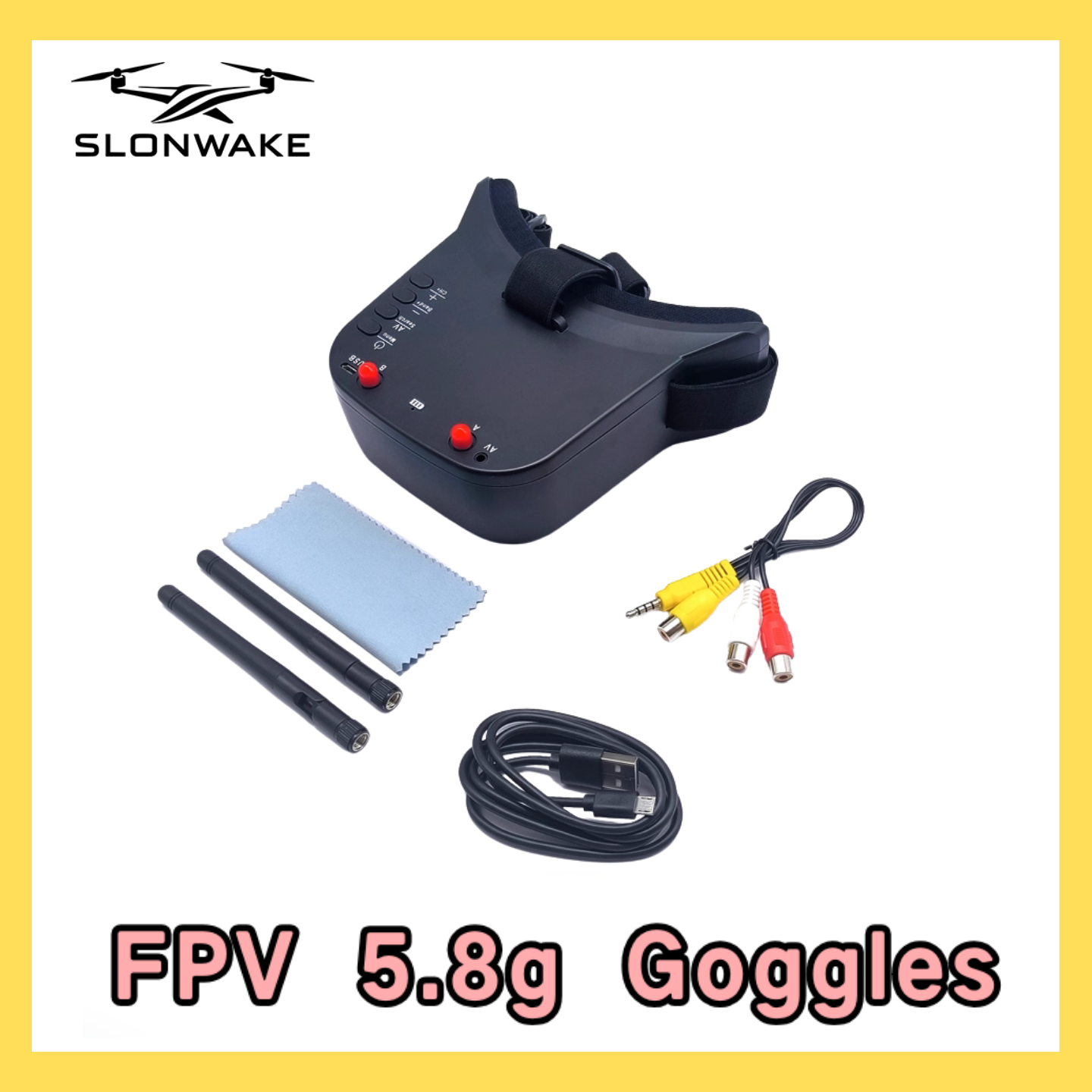 SLONWAKE 5.8G 48CH FPV 400mw V - Fpv Drone Transmitter recension och pris